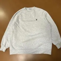 U.S. POLO ASSN. グレー スウェット Lサイズ