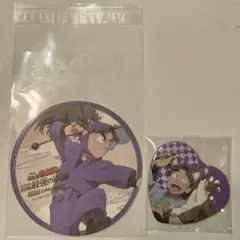 忍たま乱太郎　竹谷八左ヱ門　ハート缶バッジ　コースター