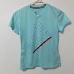 Nike JUST DO IT Tシャツ 水色 ジュニア 150-160