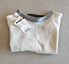 BREEZE ワッフル長袖カットソー 120 キッズ トレーナー