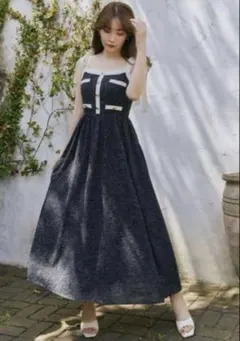 xsサイズ】herlipto verona tweed long dress - メルカリ