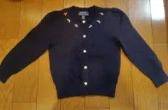 Polo Ralph Lauren 刺繍入りネイビー カーディガン 3/3T