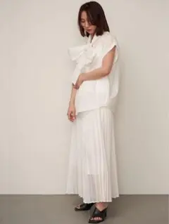 FRAY I.D メッシュプリーツスカートのサムネイル