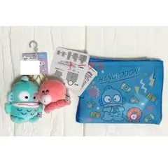 しまむら　サンリオ　ハンギョドンマスコットホルダー　エコバッグセット