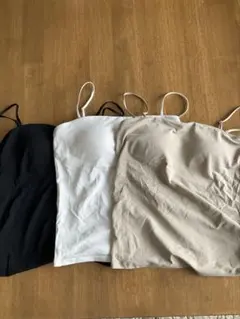 【新品未使用】ユニクロ　エアリズム　ブラチューブトップ　3色セット　M