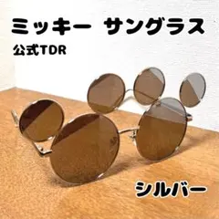 ディズニー ミッキー サングラス シルバー ミッキー シェイプ TDR グラス