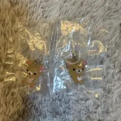 リラックマ　クリアマスコットチャーム　めじるしアクセサリー　コリラックマ