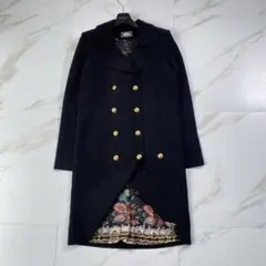 希少♡アレクシスマビーユ 花柄ナポレオンコート スプリングコート 金ボタン