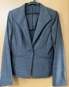 COMME CA ISM グレー ビジネスジャケット