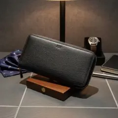 極美品　TAKEO KIKUCHIクォーターシリーズ L字ファスナー長財布のサムネイル