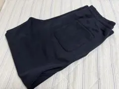 UNIQLO:Cスウェットワイドパンツ ネイビー Lサイズ