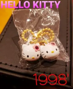 レトロ　ハローキティ　キーホルダー　ボールチェーン　鈴　1998　希少　サンリオ