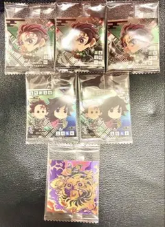 鬼滅の刃 ウエハース14 ディフォルメシール 無限城編 冨岡義勇 竈門炭治郎