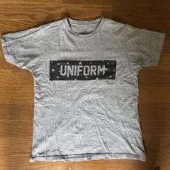uniform experiment Tシャツ グレー サイズ2
