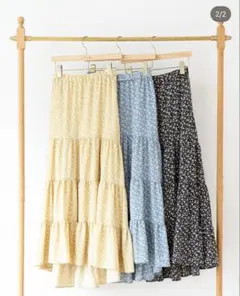 SeaRoomlynnフラワープリント ロングスカートのサムネイル