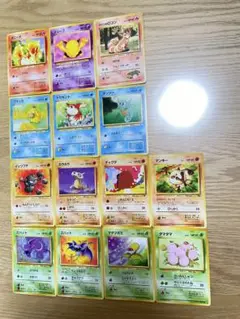 旧裏　ポケモンカードセット　14枚