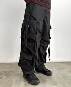 Knee Pin-Tuck Zippered Cargo Pants - メルカリ