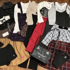 150女の子 まとめ売り子供服バッグ JENNIコート入ブランド多め 大人可愛い