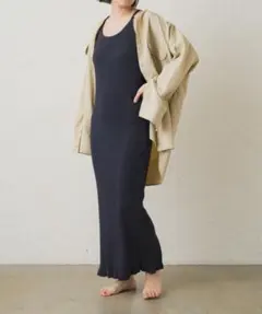 earthy アメスリカップ付きキャミワンピース　Sサイズのサムネイル