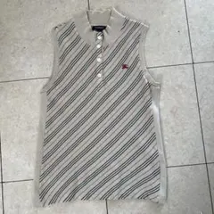 【美品】BURBERRY ノースリーブポロシャツ サイズ2