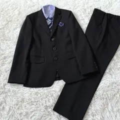 未使用級✨　オリバーハウス　卒業式　発表会　スーツセット　黒　150cm