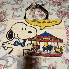 スヌーピー キャンバス トートバッグ