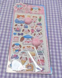 100엔 육구 씰 모치 푸뉴 개 고양이 Pukupuku Punipuni