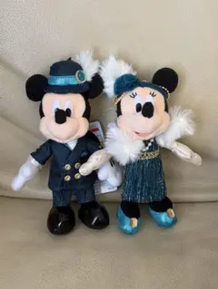未使用】ジュビリーガラぬいぐるみ・グラスセット 東京ディズニーシー