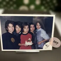 207 嵐 公式写真 旧ロゴ Konica レア 二宮和也 誕生日 2枚