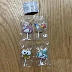 サンリオ カラフルキャンディーチャーム　ハンギョドン　マイメロ　ケロッピウサハナ