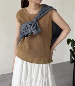 Chez toi シェトワ ノースリシャリニットのサムネイル