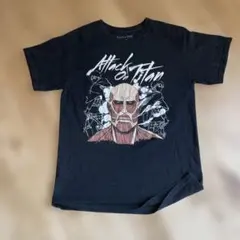 進撃の巨人　Attack on Titan Tシャツ 黒 100%コットン