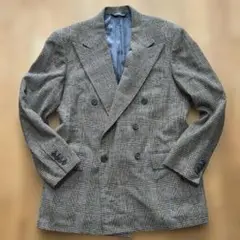 【USA製】90s ポロラルフローレン ダブルジャケット グレンチェック