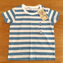 MUJI無印良品　 ボーダー半袖 Tシャツ 100のサムネイル
