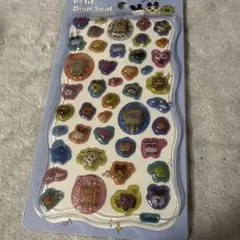 たまごっち　プチドロップ　立体シール　3D