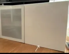 引取又は23区内お届け IKEA ベストー 棚板付 ホワイト 60x40x128