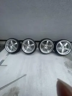 19インチ クローム多スポークホイールセット Amazon | 19インチ スポークセット クローム ナロー | リム | 車＆バイク