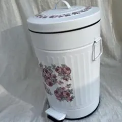 イマン プリンセスローズ ホーロー トラッシュ缶 - メルカリ