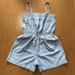 GAP  デニムショートパンツサロッペ