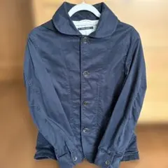 アーバンリサーチドアーズ　ネイビー ステンカラーコート フード付き　メンズ