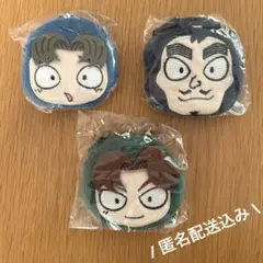 忍たま乱太郎 ミニポーチキーホルダー 五の段　山田伝蔵　山田利吉　小松田秀作