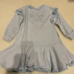 メゾピアノ　トレーナー生地　ワンピース　130cm