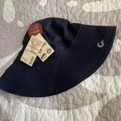 ネイビー UVカット バケットハット 55-57cm