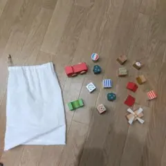 木製積み木セット 収納バッグ付き