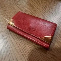 GIVENCHY レザーキーケース レッド