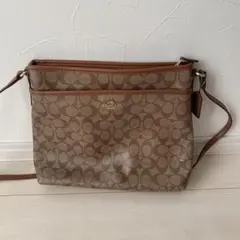 COACH ブラウン ショルダーバッグ
