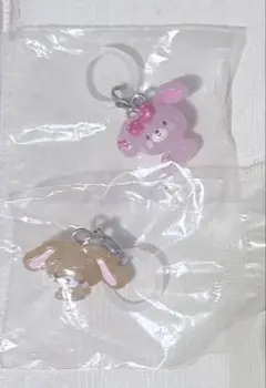 サンリオキャラクターズ ゆるっとめじるしアクセサリー　くろうさ　ぼんぼんりぼん