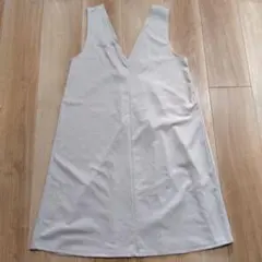 マタニティ　ワンピース　M~Ｌサイズ　ベージュ
