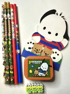 【ポチャッコ】えんぴつ メモ 【ケロッピー】なかよしけしごむ サンリオ平成レトロ