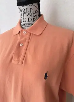 POLO RALPH LAUREN ポロシャツ メンズ オレンジ M 古着